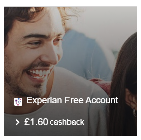 Experian Free Account Cashback Offer - one way to make money with Quidco.